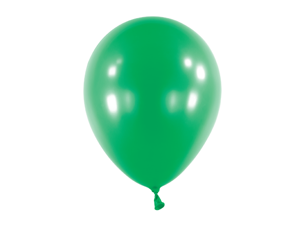 5R - Metallic Festive Green 100 Gummiballonger - 13cm (5")