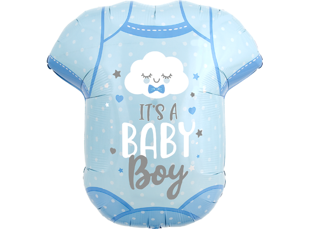Baby Boy Onesie 1 Stor folieballong med form - 55x60cm