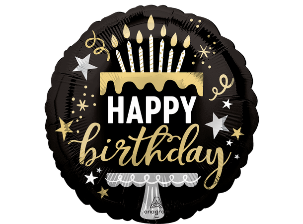Birthday Surprise 1 Folieballong - Rund - 18" (43cm)