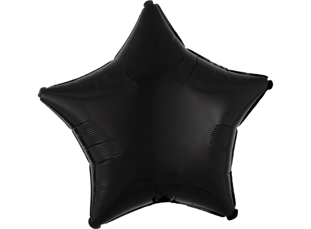 Black 1 Folieballong - Stjerne - 19" (48cm)