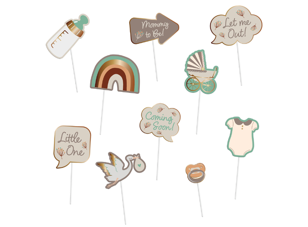 Blooming Baby 10 Photoprops i papir 