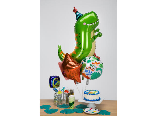 Dinomite T-Rex 1 Stor folieballong med form - 66 x86cm 