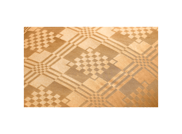 Ensfarget papirduk - Gull 1 Papirduk på rull - 1,19x6m 