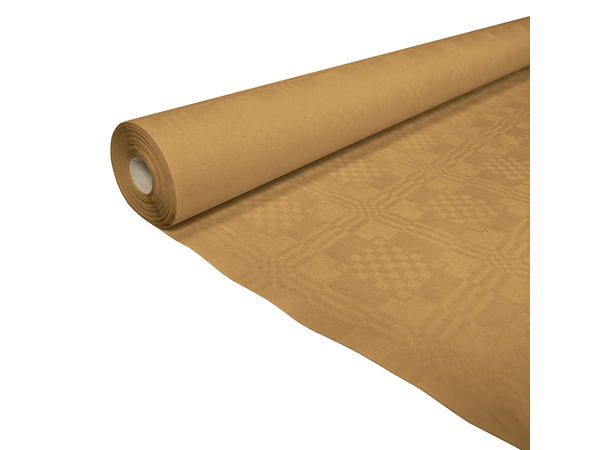 Ensfarget papirduk - Gull 1 Papirduk på rull - 1,19x6m 