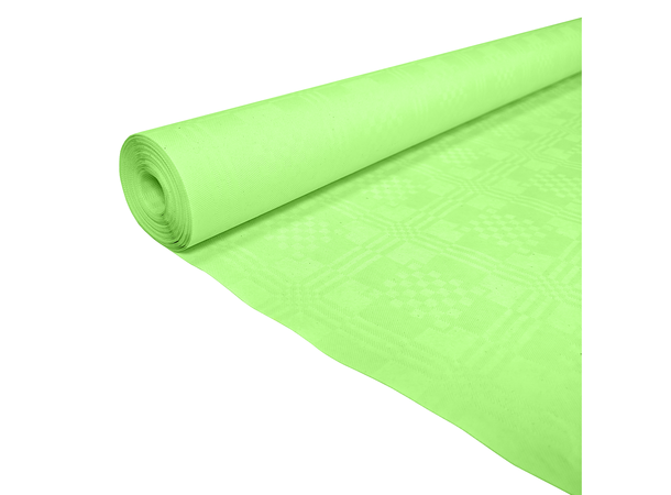 Ensfarget papirduk - Lys grønn 1 Papirduk på rull - 1,19x8m 