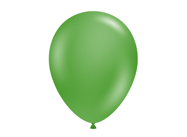Green 100 gummiballonger - 28cm (11")