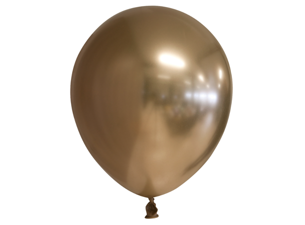 Gummiballonger - Mirror Gold 50 Gummiballonger - 30cm (12") 