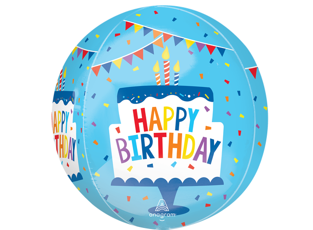 Happy Birthday Tiered Cake 1 Ballongball - ORBZ - 38x40cm