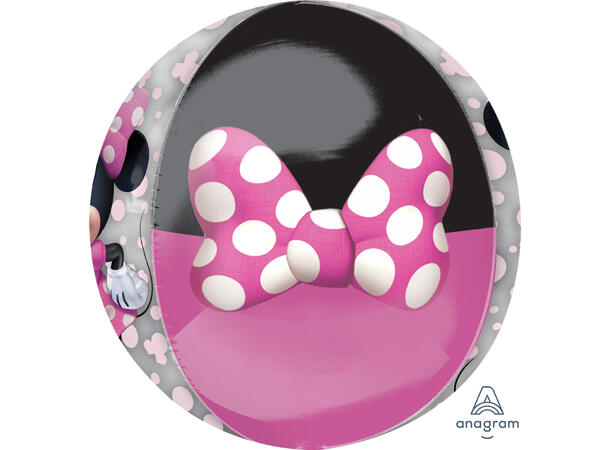 Minnie Mouse Forever 1 Ballongball - ORBZ - 38x40cm 