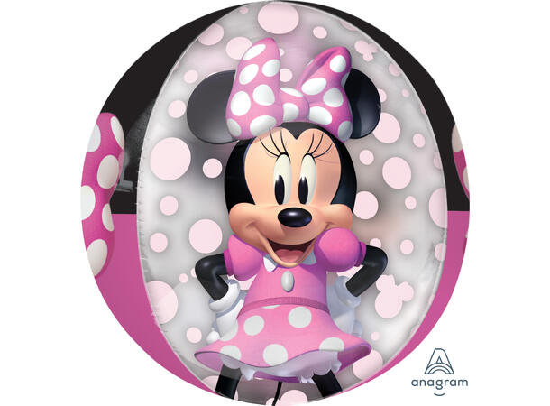 Minnie Mouse Forever 1 Ballongball - ORBZ - 38x40cm 
