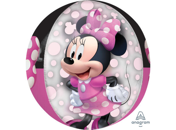 Minnie Mouse Forever 1 Ballongball - ORBZ - 38x40cm 