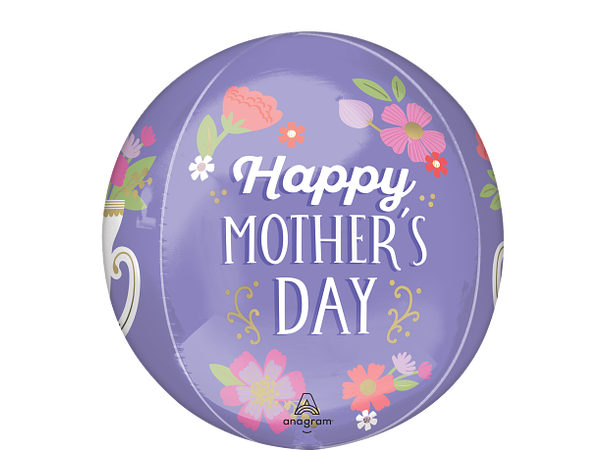Mothers Day - World's Best Mom 1 Ballongball - ORBZ - 38x40cm