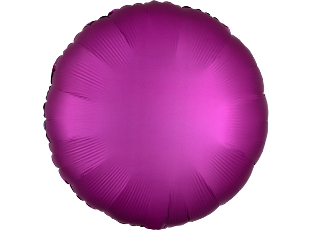 Satin Luxe® Pomegranate Circle 1 Folieballong - Rund - 18" (43cm)