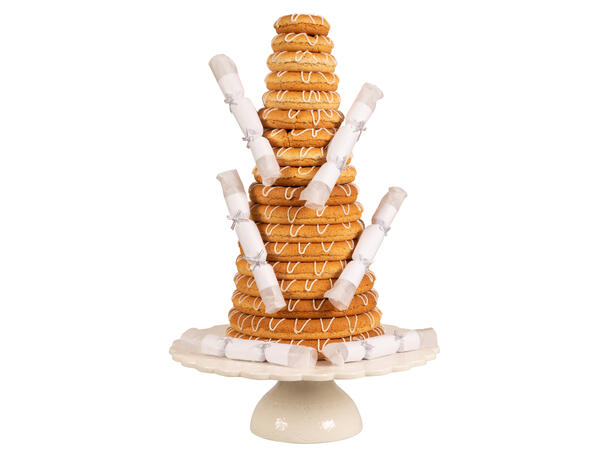 Smell Bon-Bon - Hvit 6 stk 15 cm lange, med knall,vits & hatt 