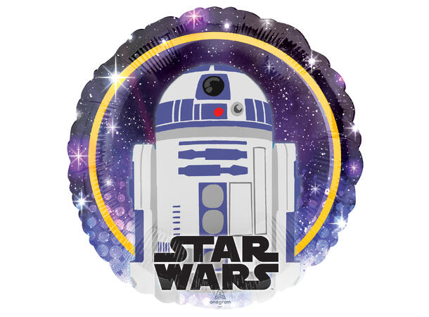 Star Wars Galaxy - R2-D2 1 Folieballong - Rund - 18" (43cm)