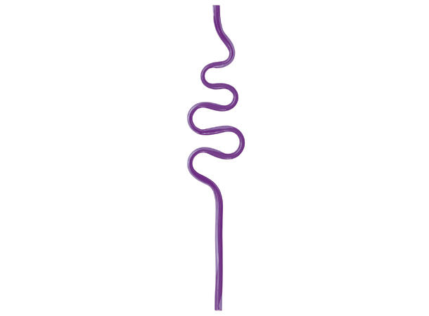 Sugerør - Buktende 12 Plastsugerør - ca 19cm