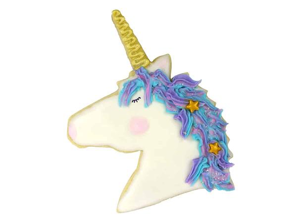 Unicorn Hode kakeutstikker - Sølv 1 Belagt kakeform 