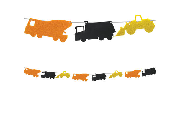 Construction 1 Gjenbrukbart banner i filt