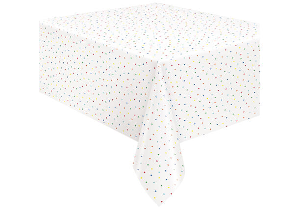 Dots & Stars 1 Plastikduk firkantet - 137x214cm