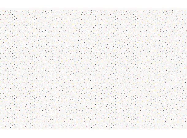 Dots & Stars 1 Plastikduk firkantet - 137x214cm