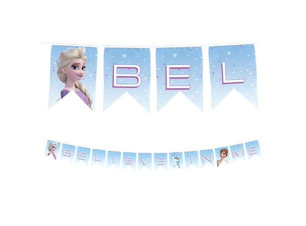 Frozen II Wind Spirit 1 Gjenbrukbart Bokstavbanner