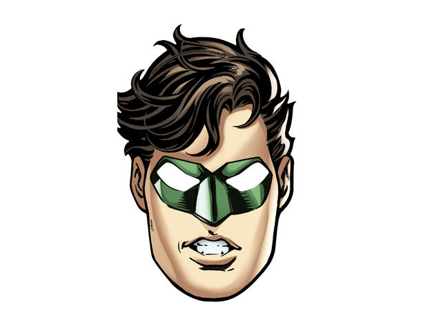 Justice League 8 Papirmasker barn