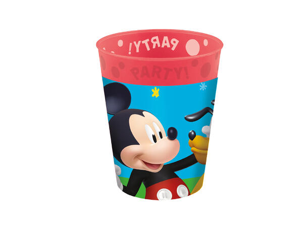 Mickey Rock the House 4 Gjenbrukbare kopper i plast - 2,5dl
