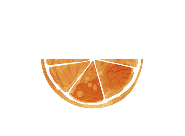 Summer Citrus 36 Bordkonfetti/dekorasjoner i papir
