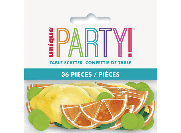 Summer Citrus 36 Bordkonfetti/dekorasjoner i papir 