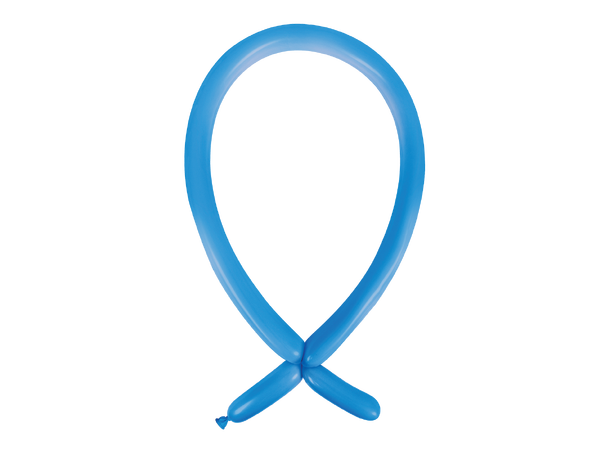 160A - Standard Bright Royal Blue 100 Gummiballonger til figurer