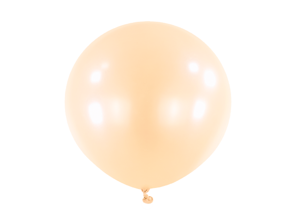 24R - Macaron Peach 4 Gummiballonger - 61cm (24")
