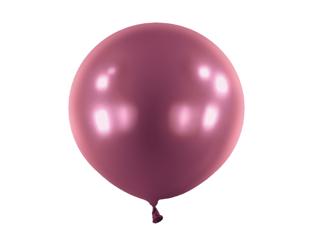 24R - Metallic Burgundy 4 Gummiballonger - 61cm (24")