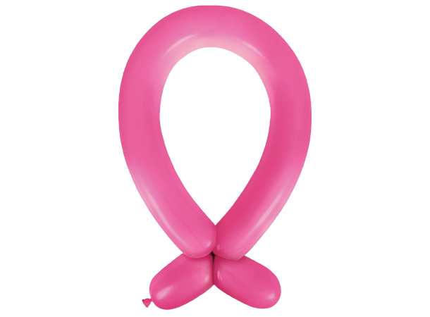 360A - Fashion Hot Pink 50 Gummiballonger til figurer