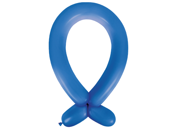 360A - Fashion Ocean Blue 50 Gummiballonger til figurer