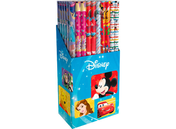 6 Assorterte gavepapir - Disney 1 display m/60 ruller - 70x200cm
