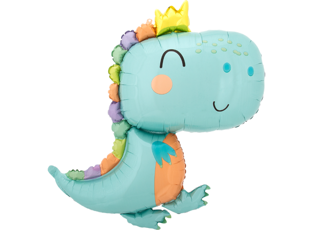 Babysaurus 1 Stor folieballong med form - 76x78cm