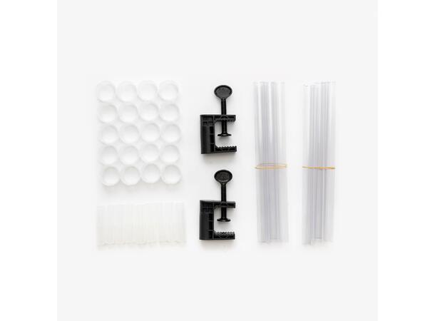 Ballongbuesett til bord - gjør-det-selv 2 fester, 10 stenger, 20 festeringer 