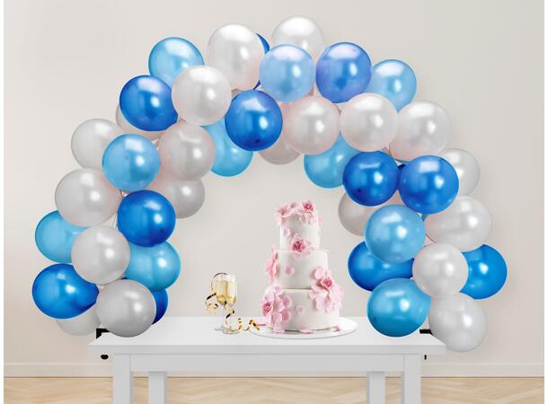 Ballongbuesett til bord - gjør-det-selv 2 fester, 10 stenger, 20 festeringer 