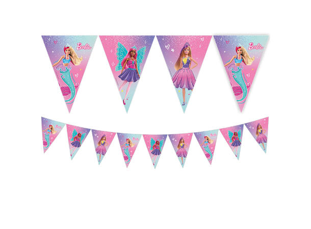 Barbie 1 Flaggbanner (9 flagg)