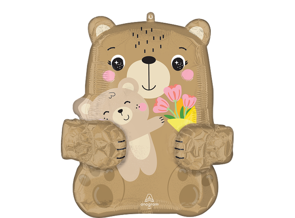 Bear Hugs 1 Folieballong med form - 50x60cm