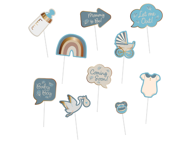 Blooming Baby Boy 10 Photoprops i papir 