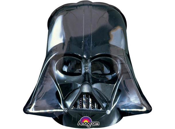 Darth Vader - Sort hjelm 1 Folieballong med form - 63x63cm