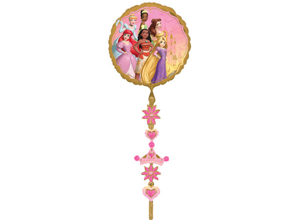 Disney Prinsesse 1 Folieballong med form - 60x172cm
