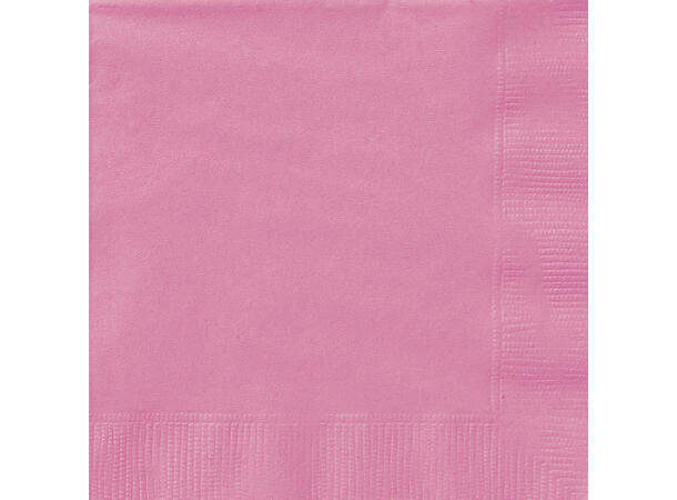 Ensfarget Mørk Rosa 20 Lunchservietter - 33x33cm