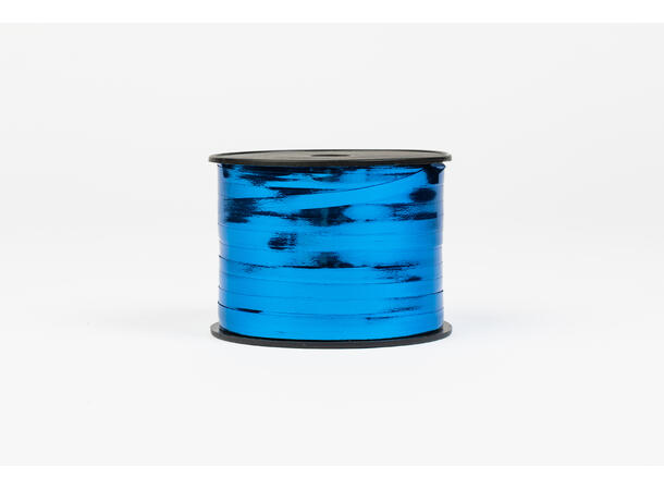 Gavebånd metallisk - blå 1 rull gavebånd 250m x 5mm 