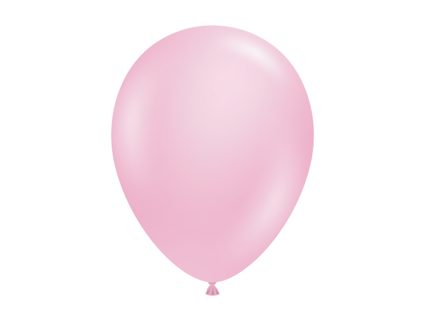 Metallic Shimmering Pink 100 gummiballonger - 28cm (11")