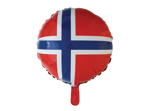 Norsk Flagg 1 Folieballong - 46cm (18")