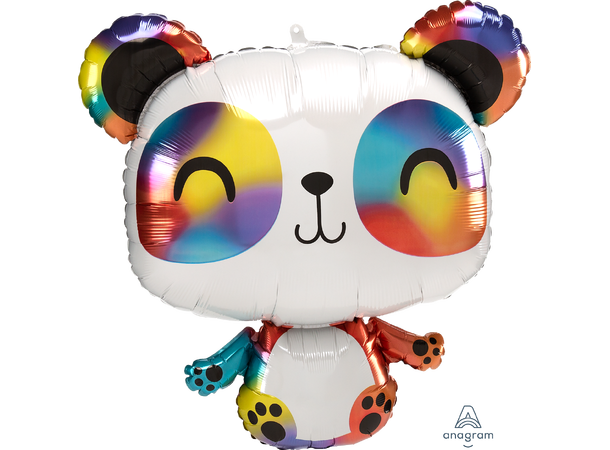Panda 1 Stor folieballong med form - 60x60cm
