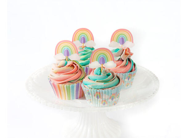 Pastel Rainbow 75 Cupcakeformer - 3,2x4,8cm