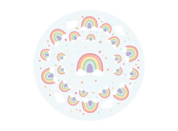 Pastel Rainbow 75 Cupcakeformer - 3,2x4,8cm 